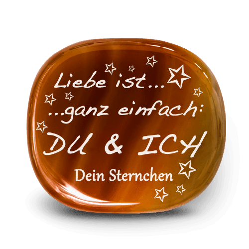 Romantisches Geschenk mit Gravur